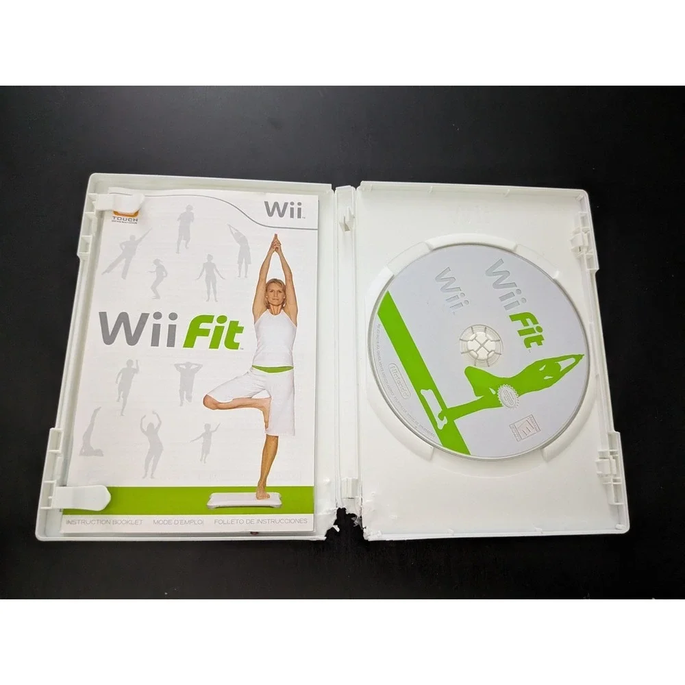 Wii Fit (Nintendo Wii, 2008) Video Game Workout Fitness Made Fun CIB